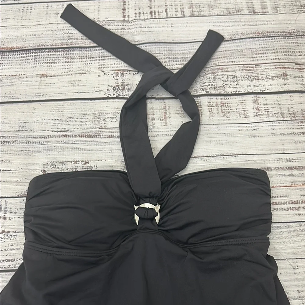 Michael Kors Black One Piece Swimsuit Sz. 8‎